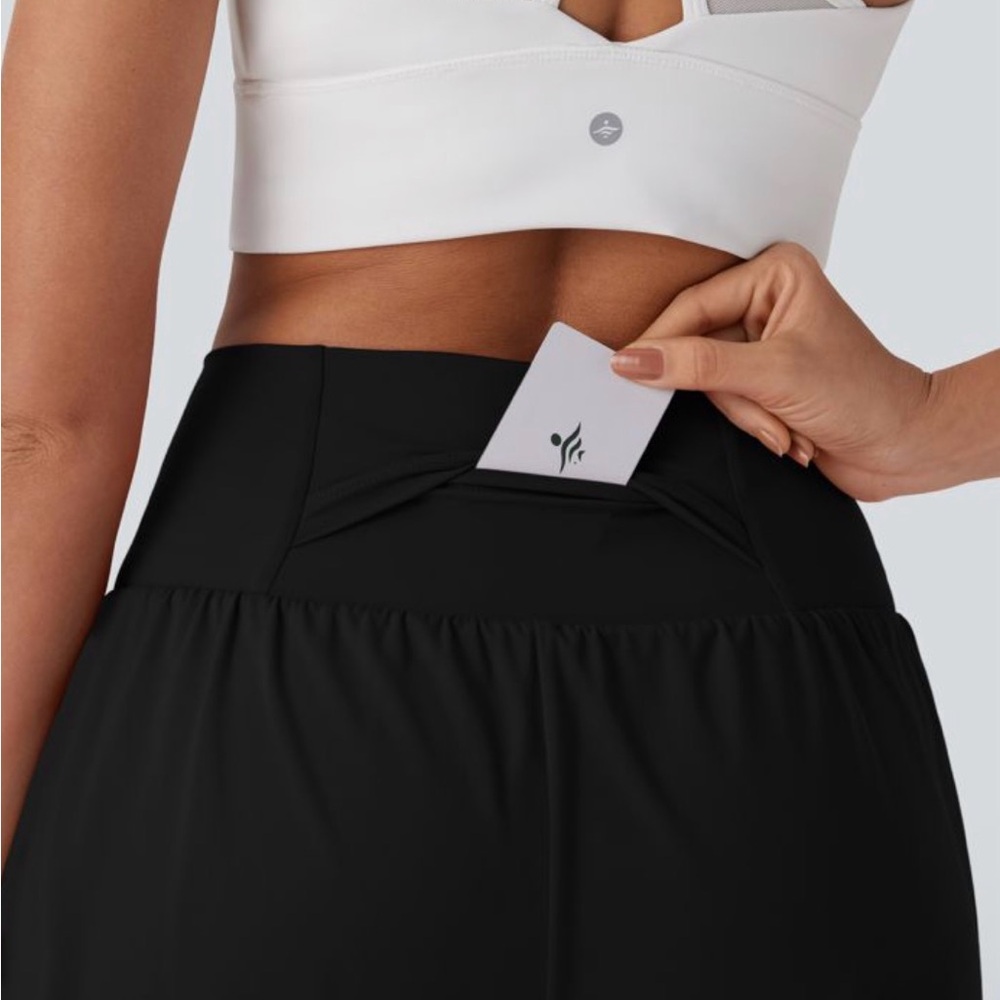 Halara SoftlyZero™ Airy Super High Waisted 2-in-1 Cool Touch Yoga Shorts